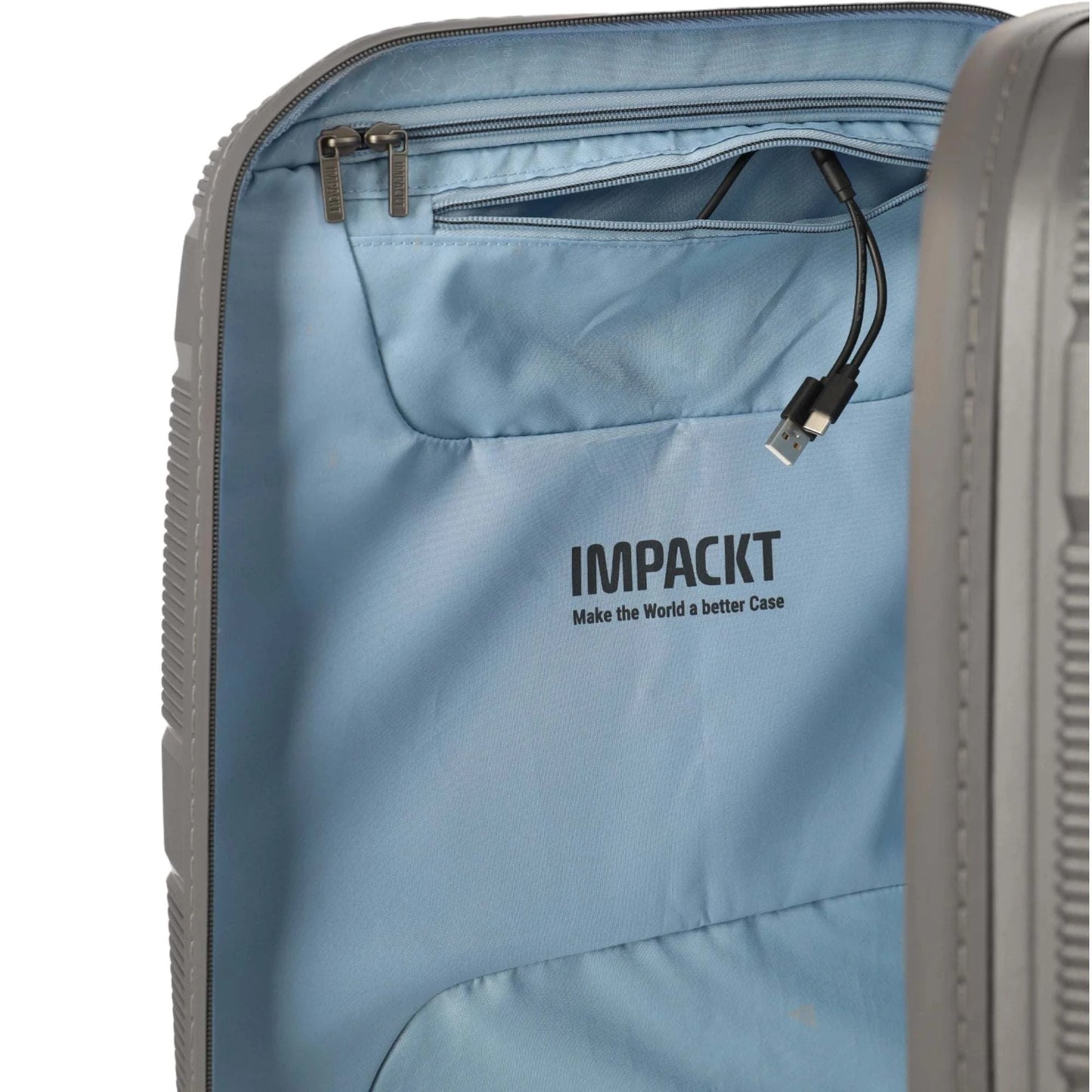 Impackt IP1 Kabinen-Trolley S 55 cm -Iron Grey KOFFER-PLUS.COM