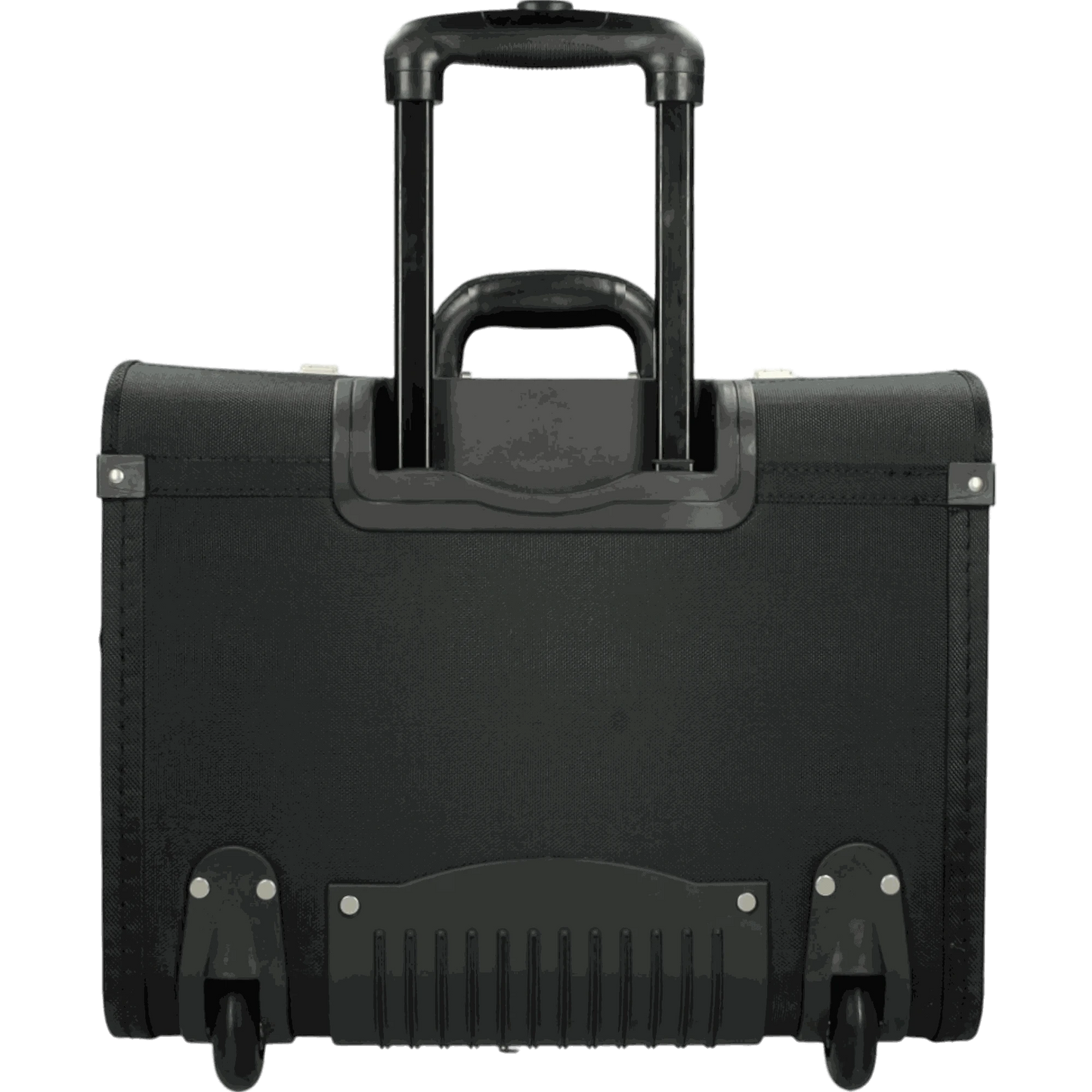 Dermata Pilotenkoffer auf Rollen aus Nylon 45 cm -Schwarz KOFFER-PLUS.COM