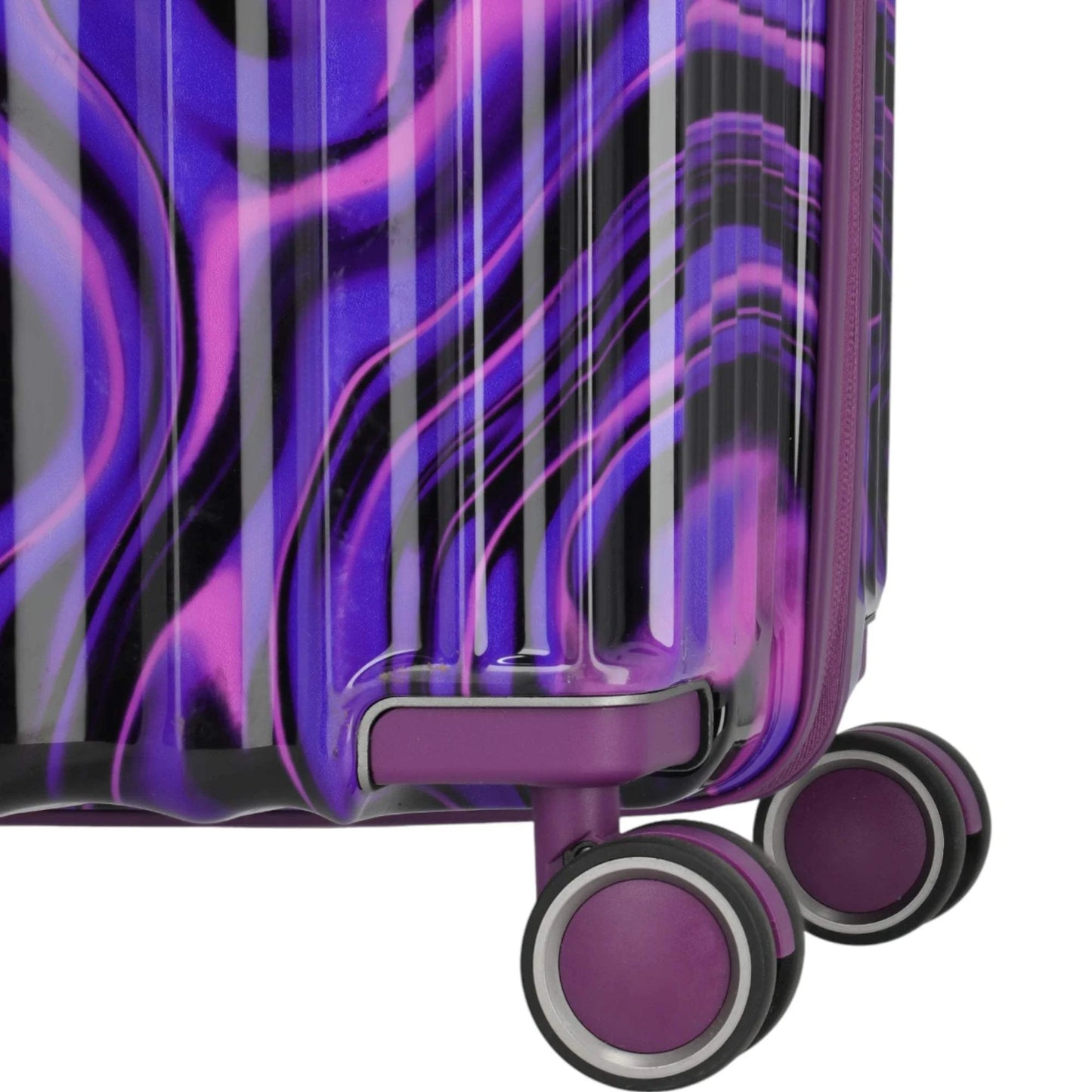 Travelite Lascana Edition 4-Rollen-Bordtrolley S 55 cm -Purple Swirl KOFFER-PLUS.COM