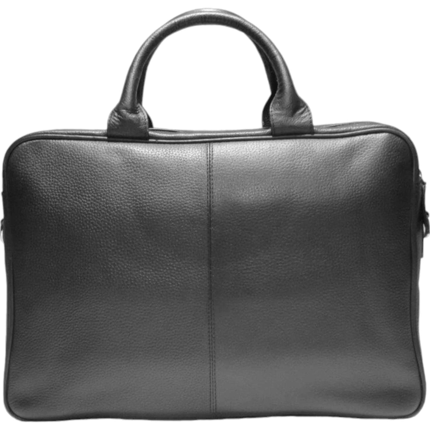 Dermata Aktentasche aus Vollrindleder 41 cm -schwarz KOFFER-PLUS.COM