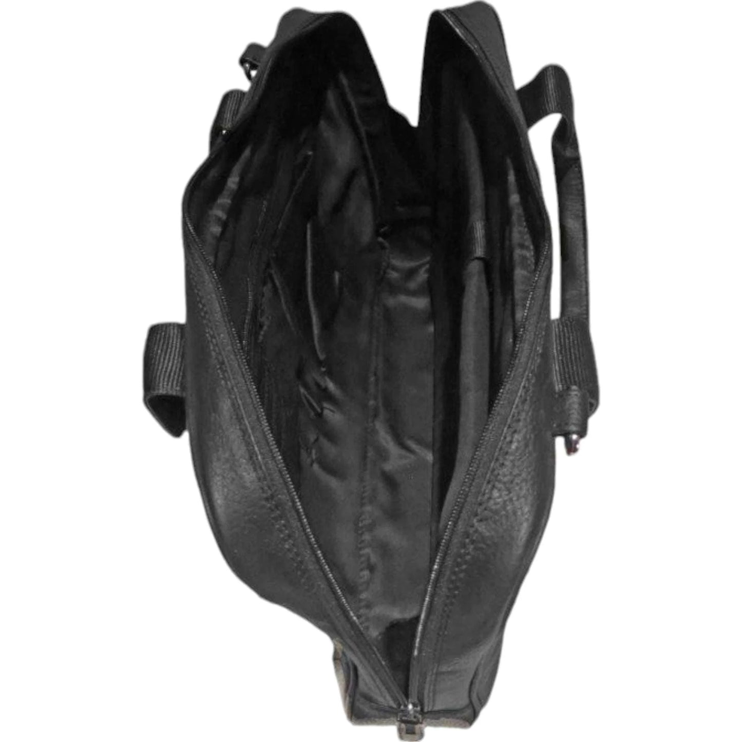 Dermata Laptoptasche aus Vollrindleder 41 cm -schwarz KOFFER-PLUS.COM