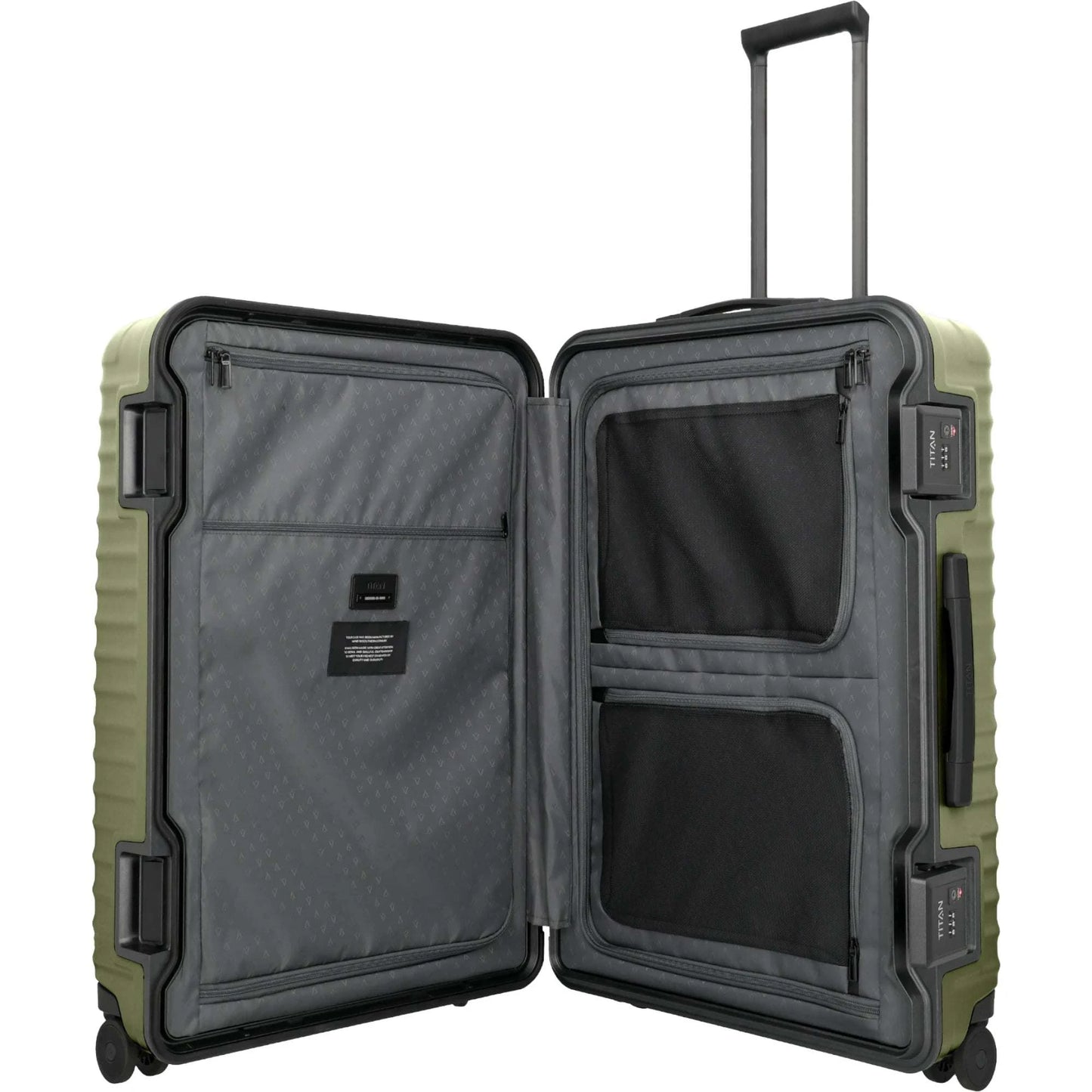 TITAN OVERSEAS 4-Rad-Trolley L 75 cm -Forest Green