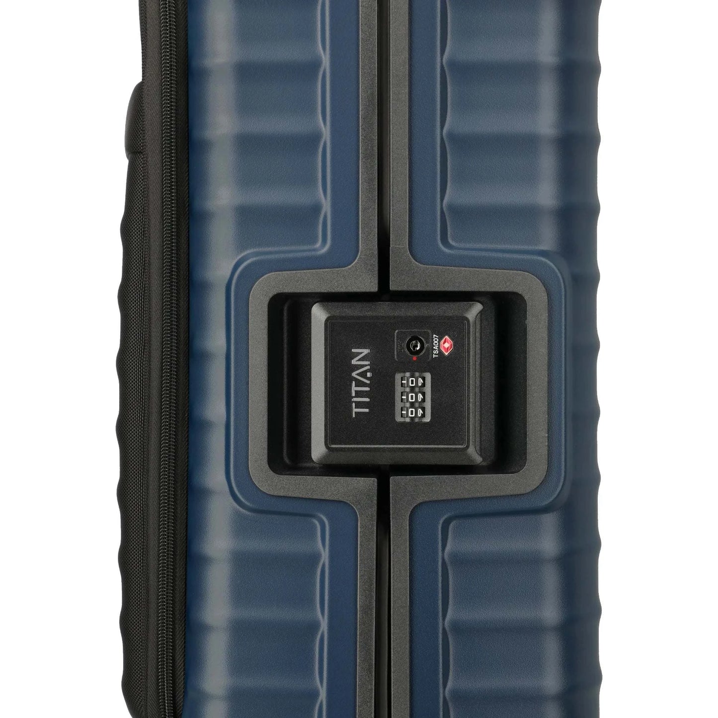 TITAN OVERSEAS 4-Rad-Bordtrolley S+ mit Vortasche 55 cm -Midnight blue KOFFER-PLUS.COM