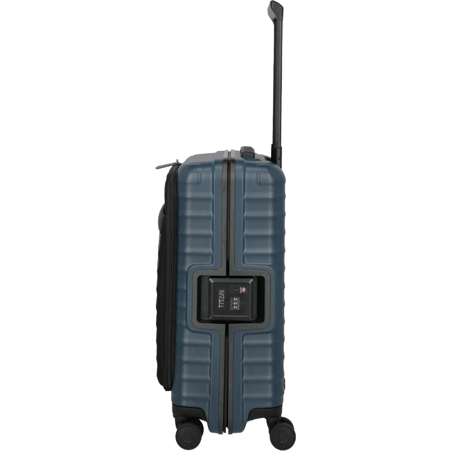TITAN OVERSEAS 4-Rad-Bordtrolley S+ mit Vortasche 55 cm -Midnight blue KOFFER-PLUS.COM