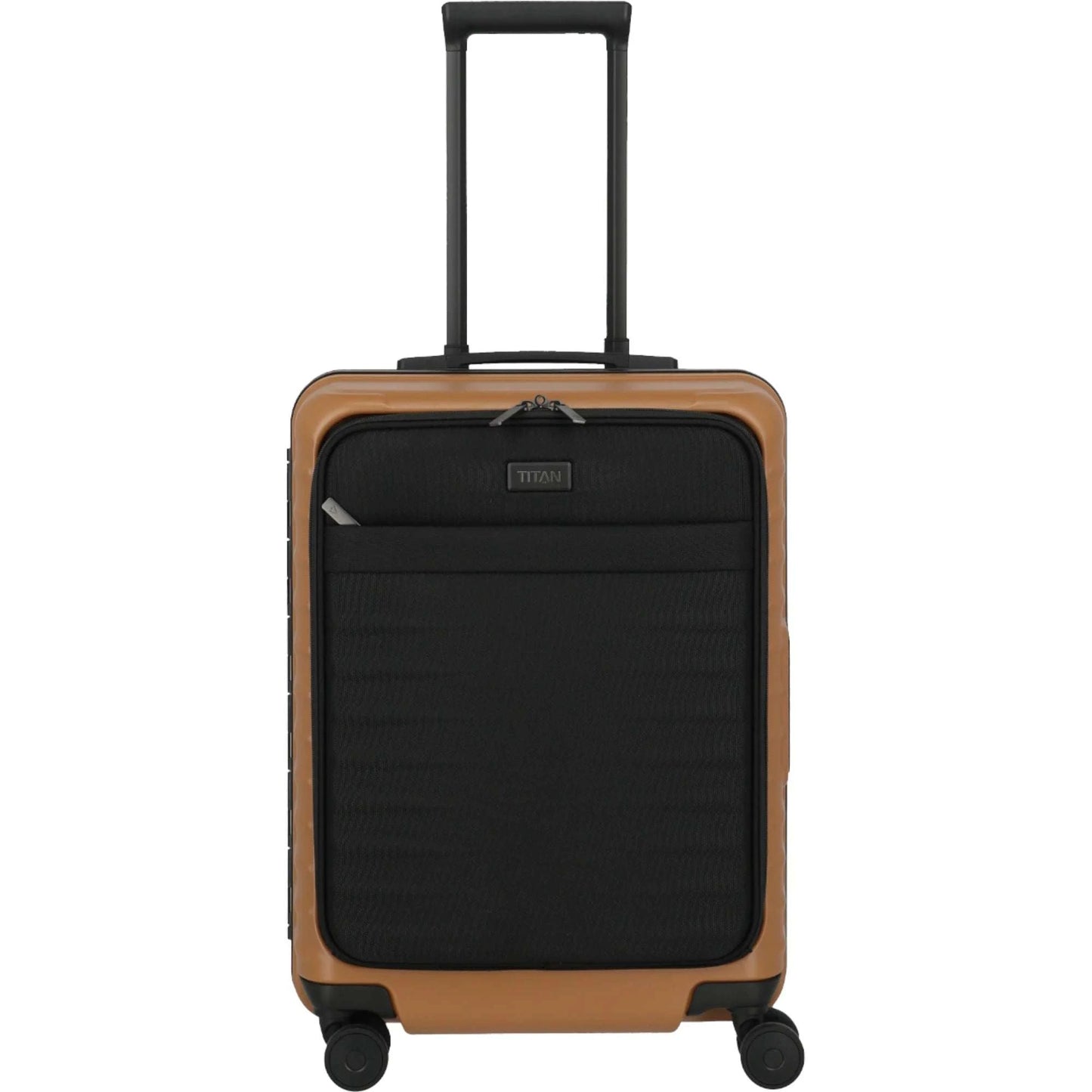 TITAN OVERSEAS 4-Rad-Bordtrolley S+ mit Vortasche 55 cm -Canyon bronze KOFFER-PLUS.COM