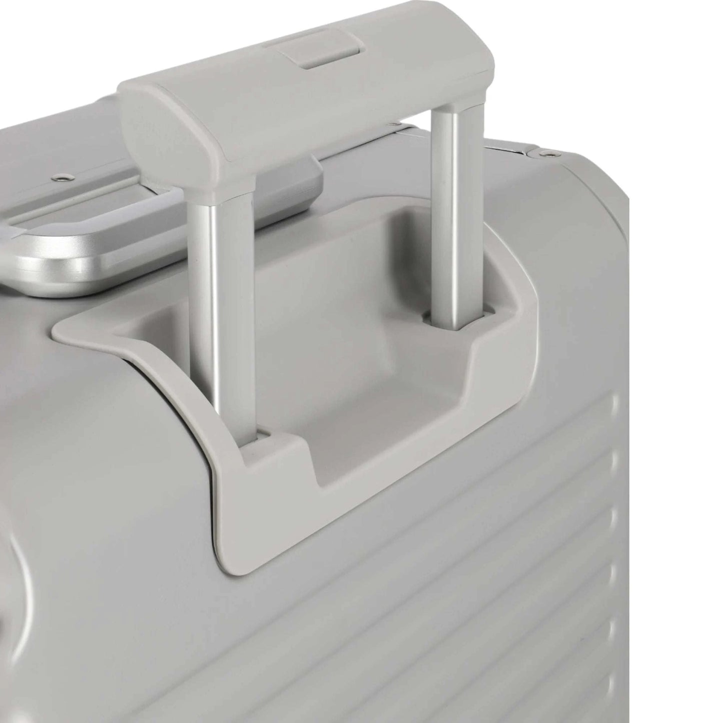Travelite Next 4-Rollen-Kabinentrolley aus Aluminium 55 cm -Silber KOFFER-PLUS.COM