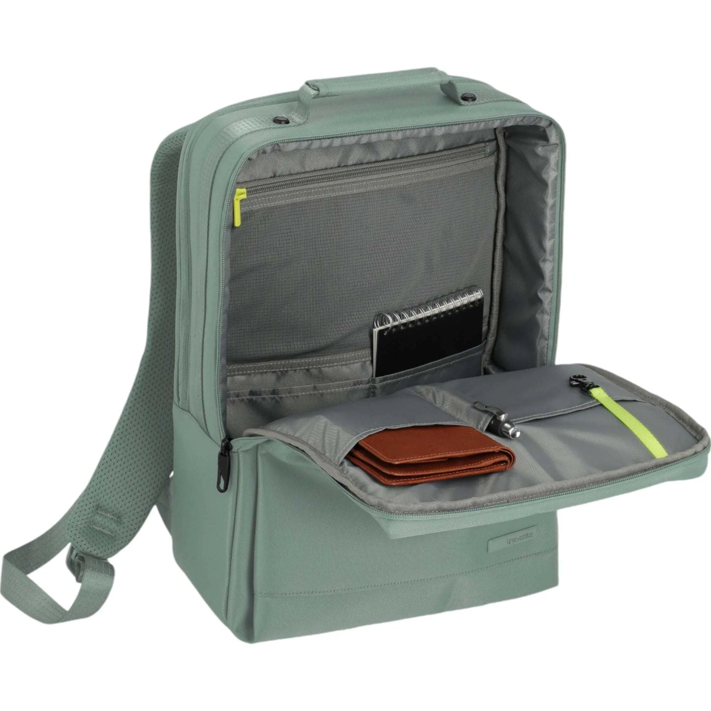 Travelite Workfloow Rucksack M mit Laptopfach 41 cm -Salbei KOFFER-PLUS.COM