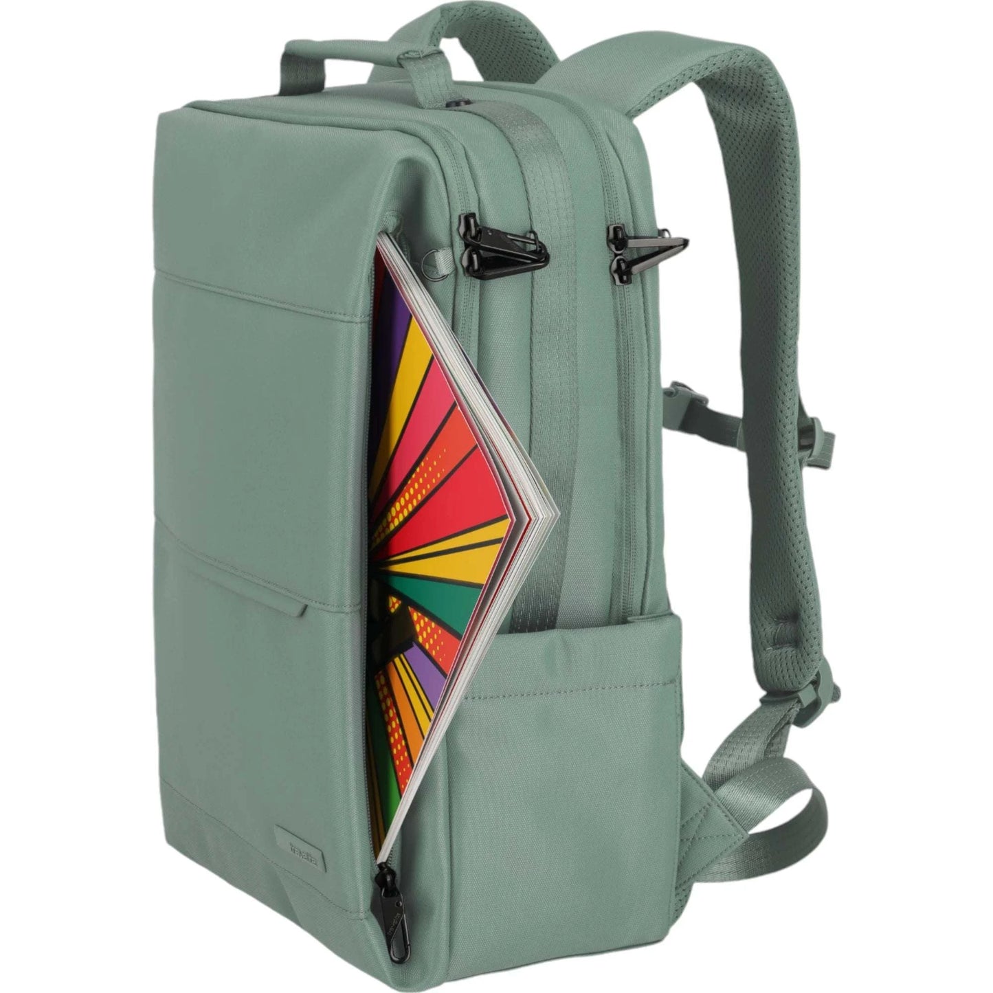Travelite Workfloow Rucksack M mit Laptopfach 41 cm -Salbei KOFFER-PLUS.COM