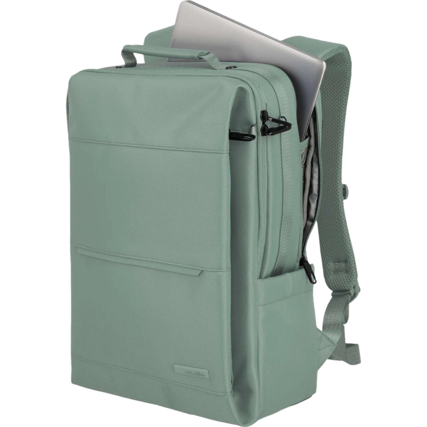 Travelite Workfloow Rucksack M mit Laptopfach 41 cm -Salbei KOFFER-PLUS.COM