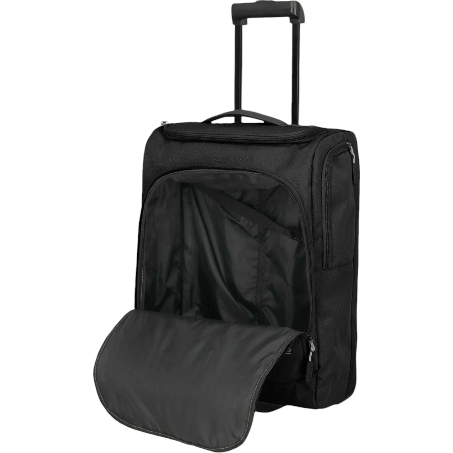 Travelite Kick Off Rollenreisetasche S 55 cm -Schwarz KOFFER-PLUS.COM