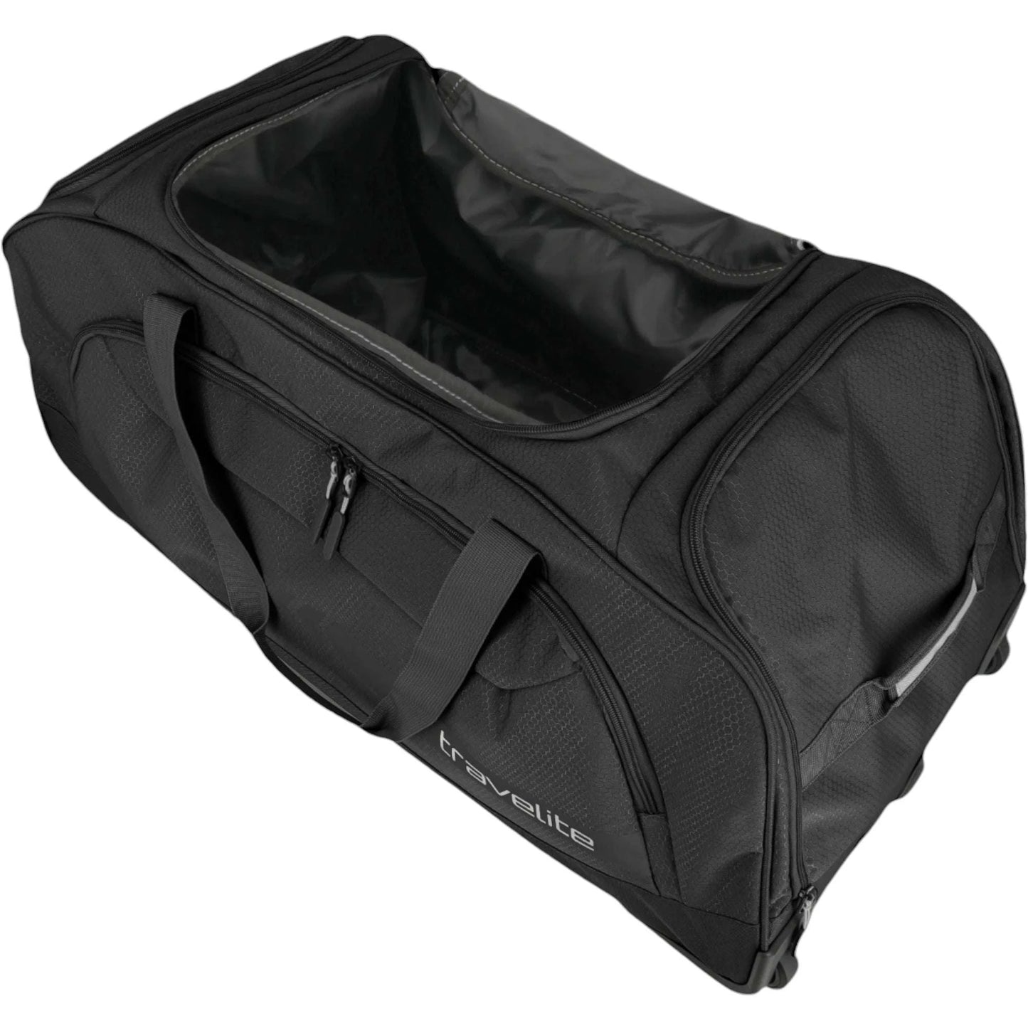 Travelite Kick Off Rollenreisetasche XL 77 cm -Schwarz KOFFER-PLUS.COM