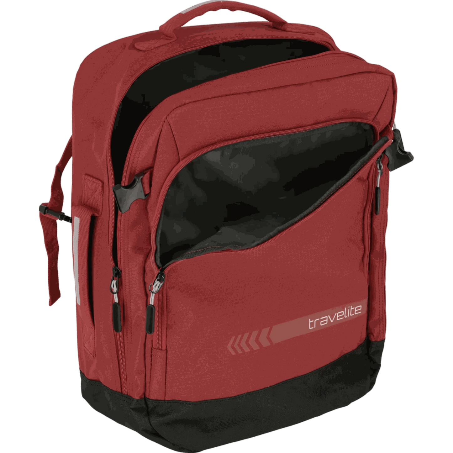 Travelite Kick Off Bordtasche mit Rucksackfunktion 50 cm -Rot KOFFER-PLUS.COM