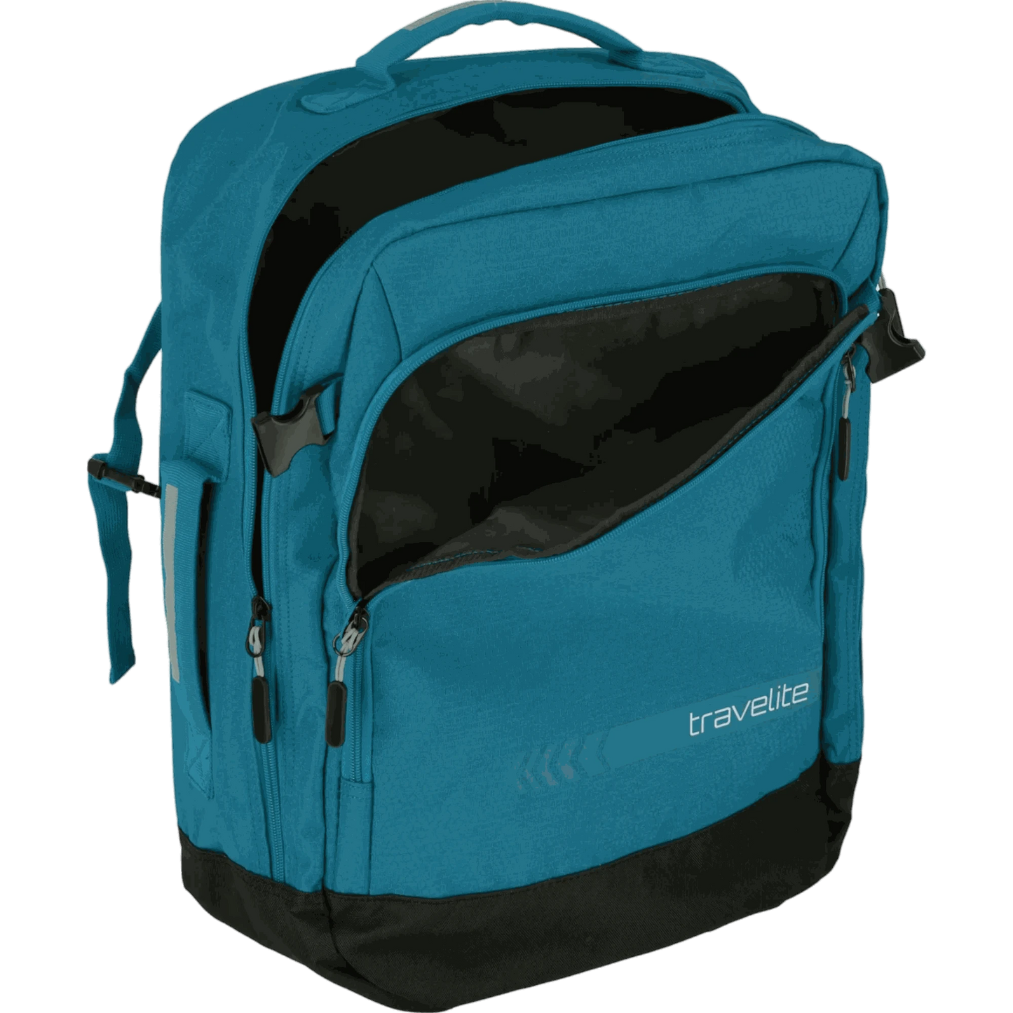 Travelite Kick Off Bordtasche mit Rucksackfunktion 50 cm -Petrol KOFFER-PLUS.COM