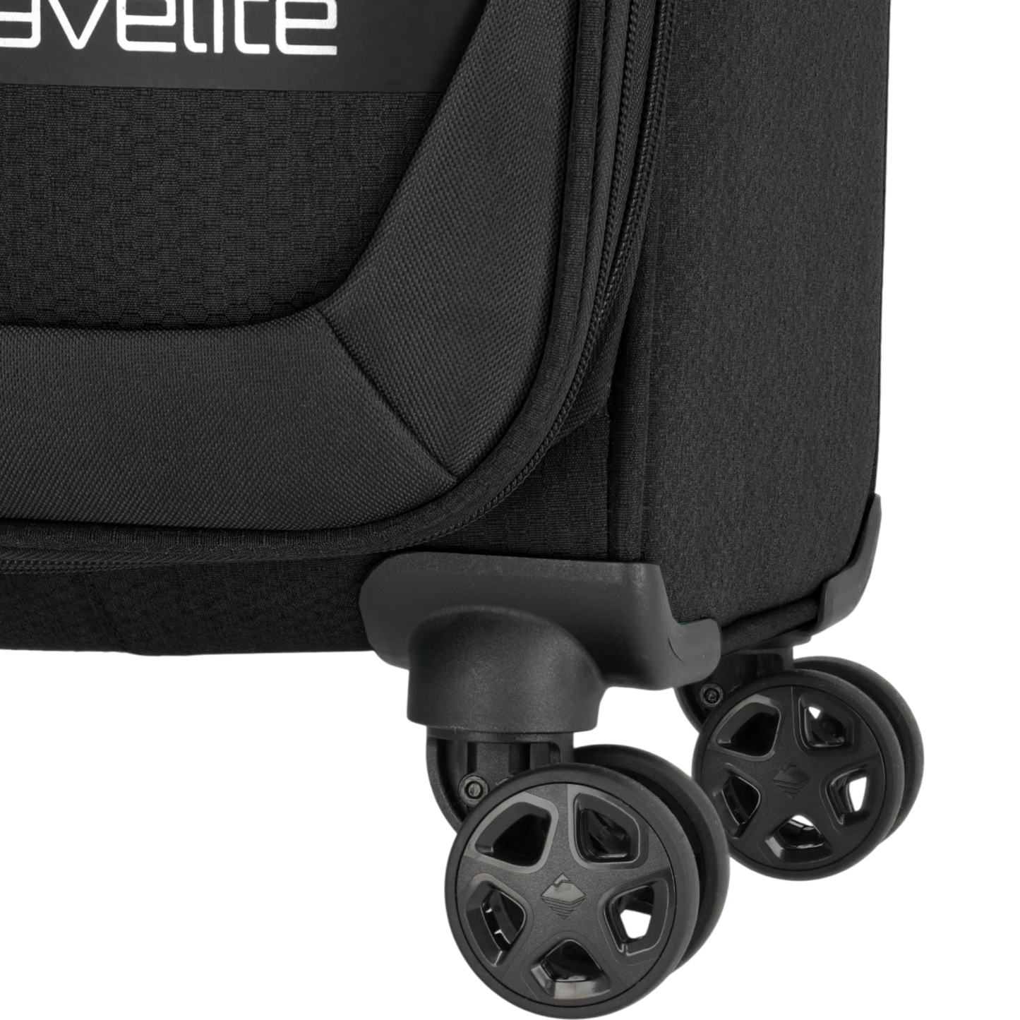 Travelite Kick Off 4-Rollen-Kabinentrolley S 55 cm -Schwarz