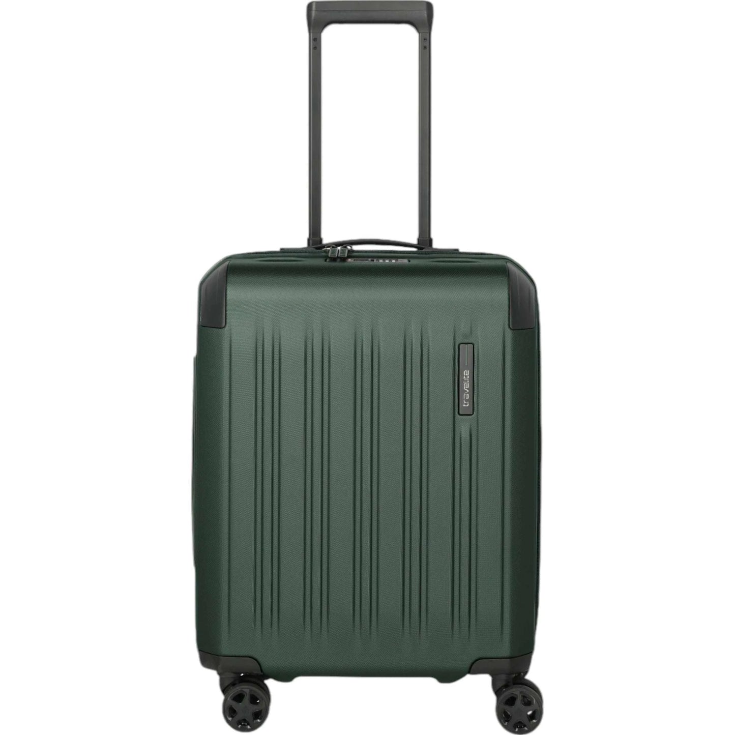 Travelite Dynamiic 4-Rad Trolley S+ erw. 55 cm -Grün KOFFER-PLUS.COM
