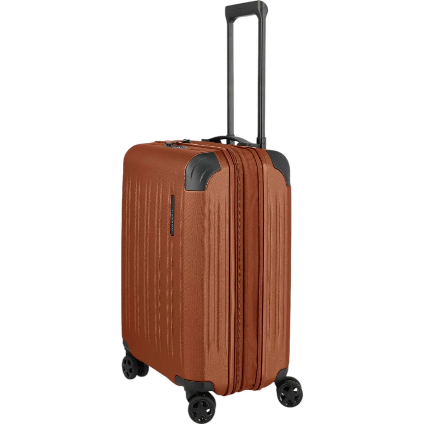 Travelite Dynamiic 4-Rad Trolley S+ erw. 55 cm -kupfer KOFFER-PLUS.COM
