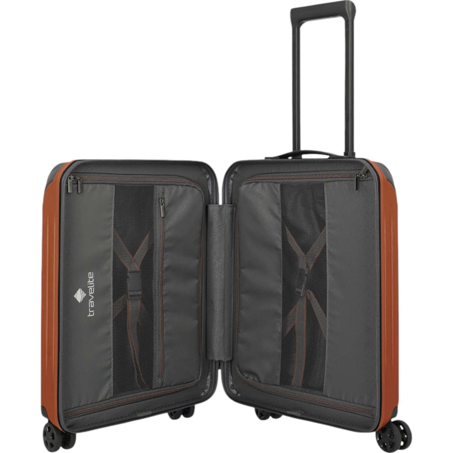 Travelite Dynamiic 4-Rad Trolley S 55 cm -Kupfer KOFFER-PLUS.COM