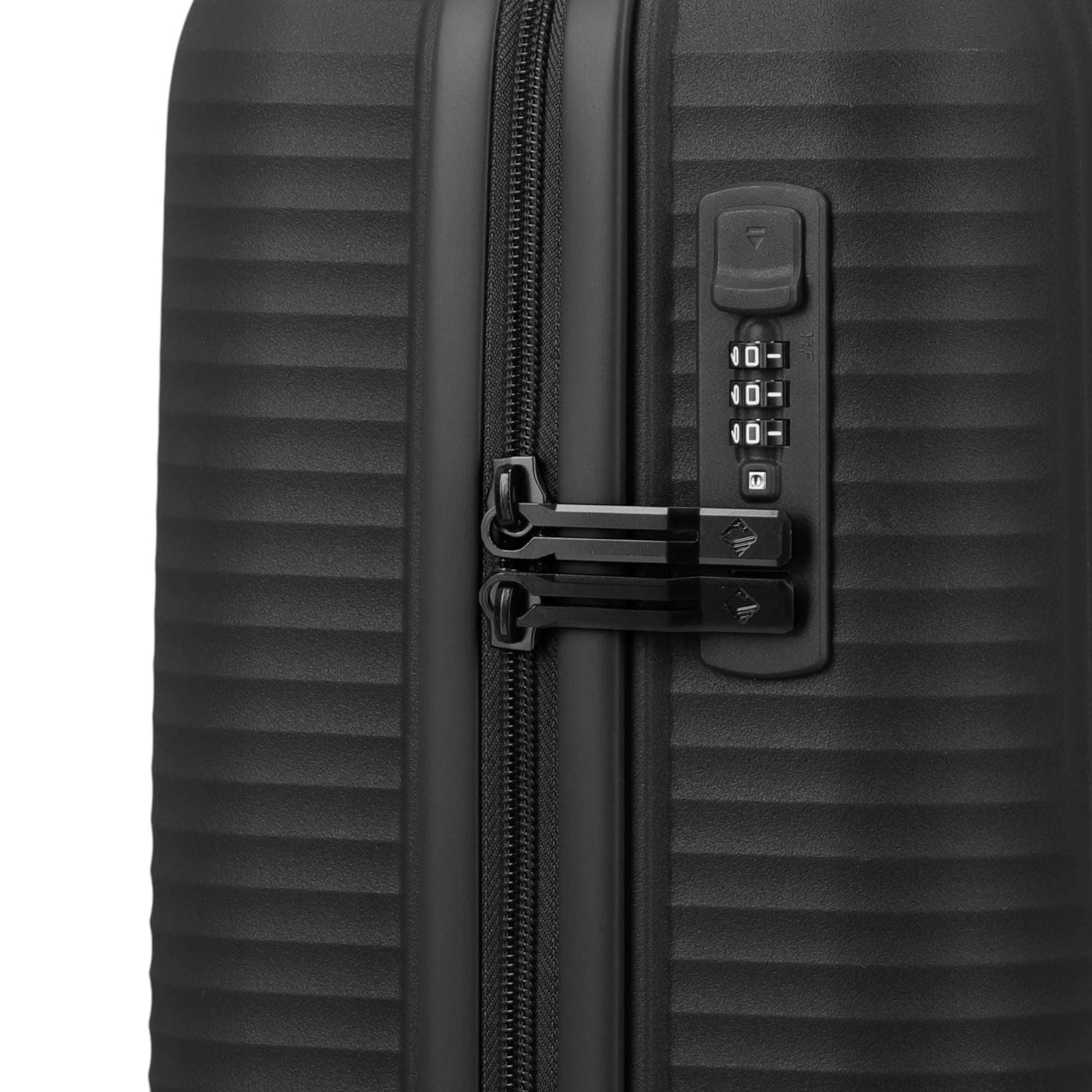 Travelite Air Stripe 4-Rollen-Bordtrolley S 55 cm -Black KOFFER-PLUS.COM