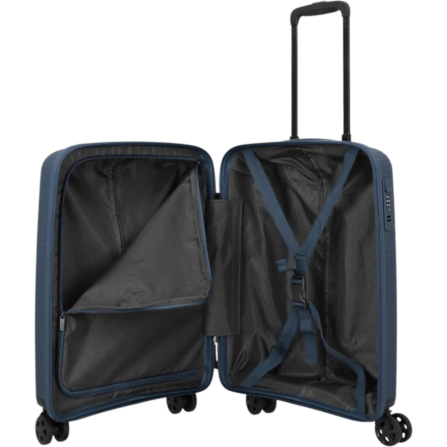 Travelite Air Stripe 4-Rollen-Bordtrolley S 55 cm -Navy KOFFER-PLUS.COM