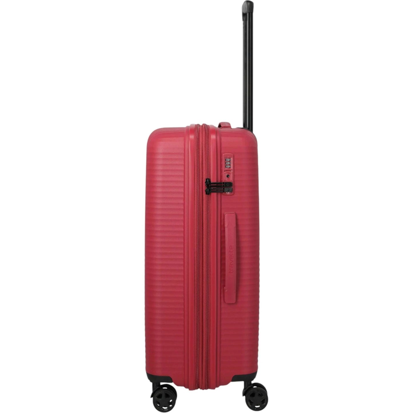 Travelite Air Stripe 4-Rollen-Koffer M erweiterbar 66 cm -Red KOFFER-PLUS.COM