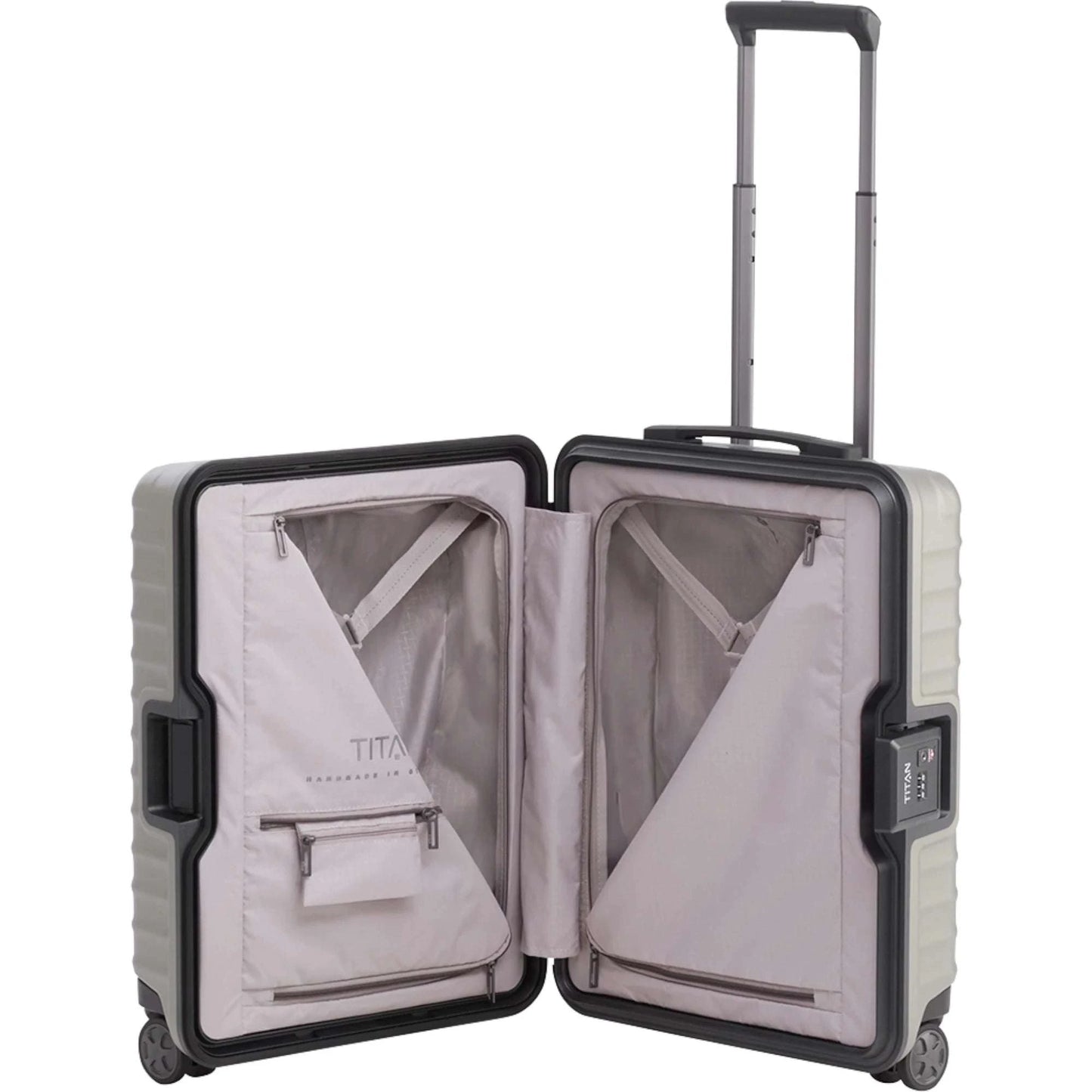 TITAN LITRON FRAME 4-Rollen Bordtrolley S 55 cm -Champagner KOFFER-PLUS.COM