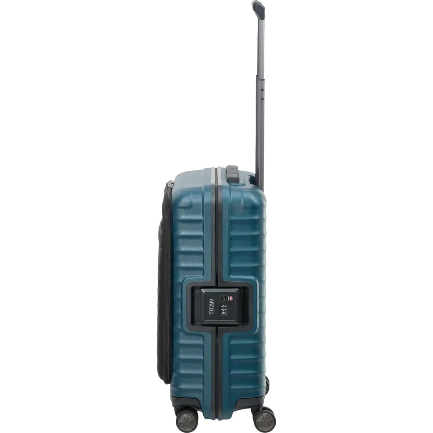 TITAN LITRON FRAME 4-Rollen Bordtrolley S mit Vortasche 55 cm -Petrol KOFFER-PLUS.COM