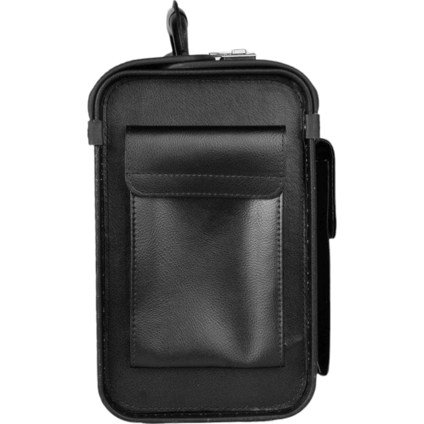 Dermata Pilotenkoffer aus Leder 46 cm -schwarz KOFFER-PLUS.COM