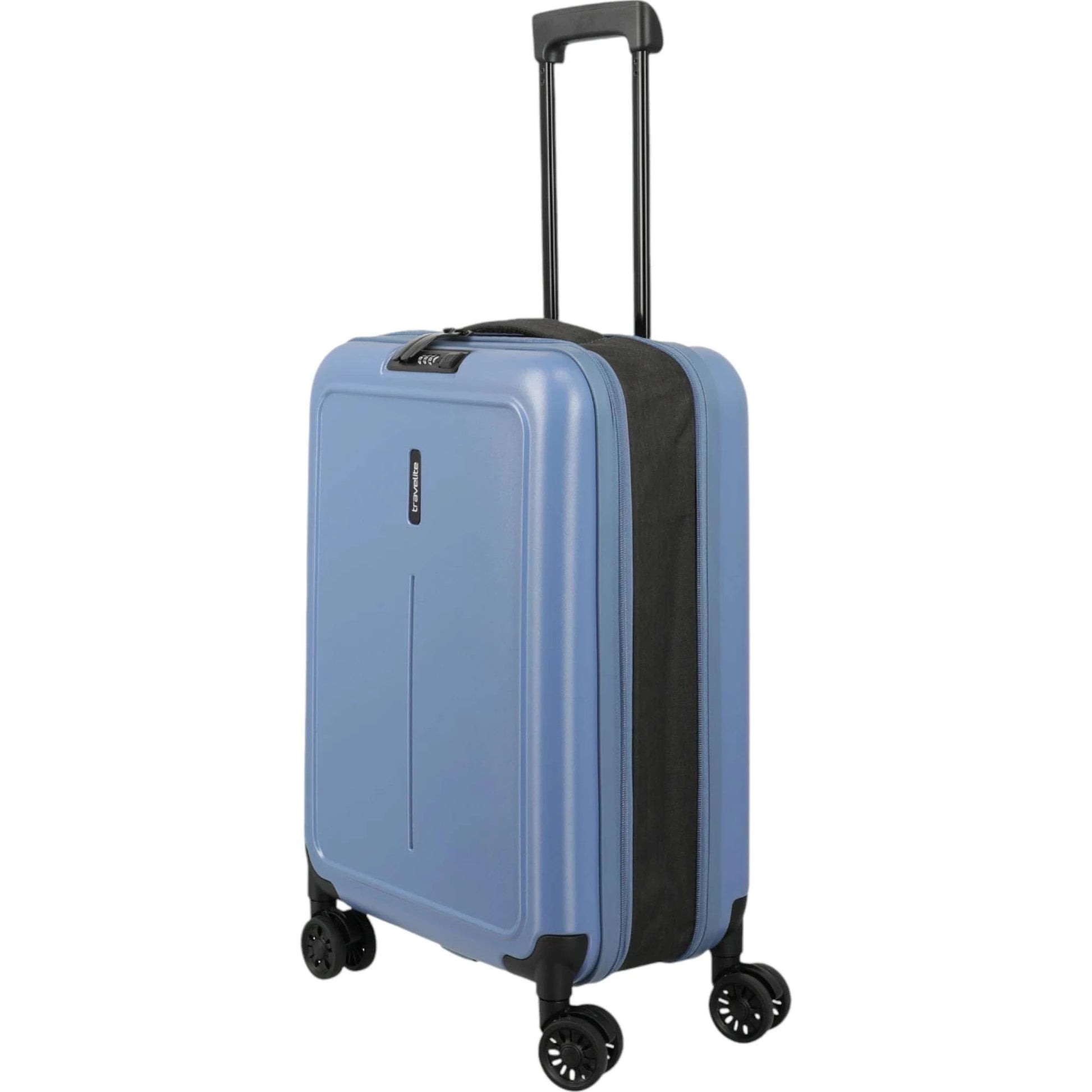 Travelite Basics faltbarer Bordtrolley 55 cm -denim KOFFER-PLUS.COM