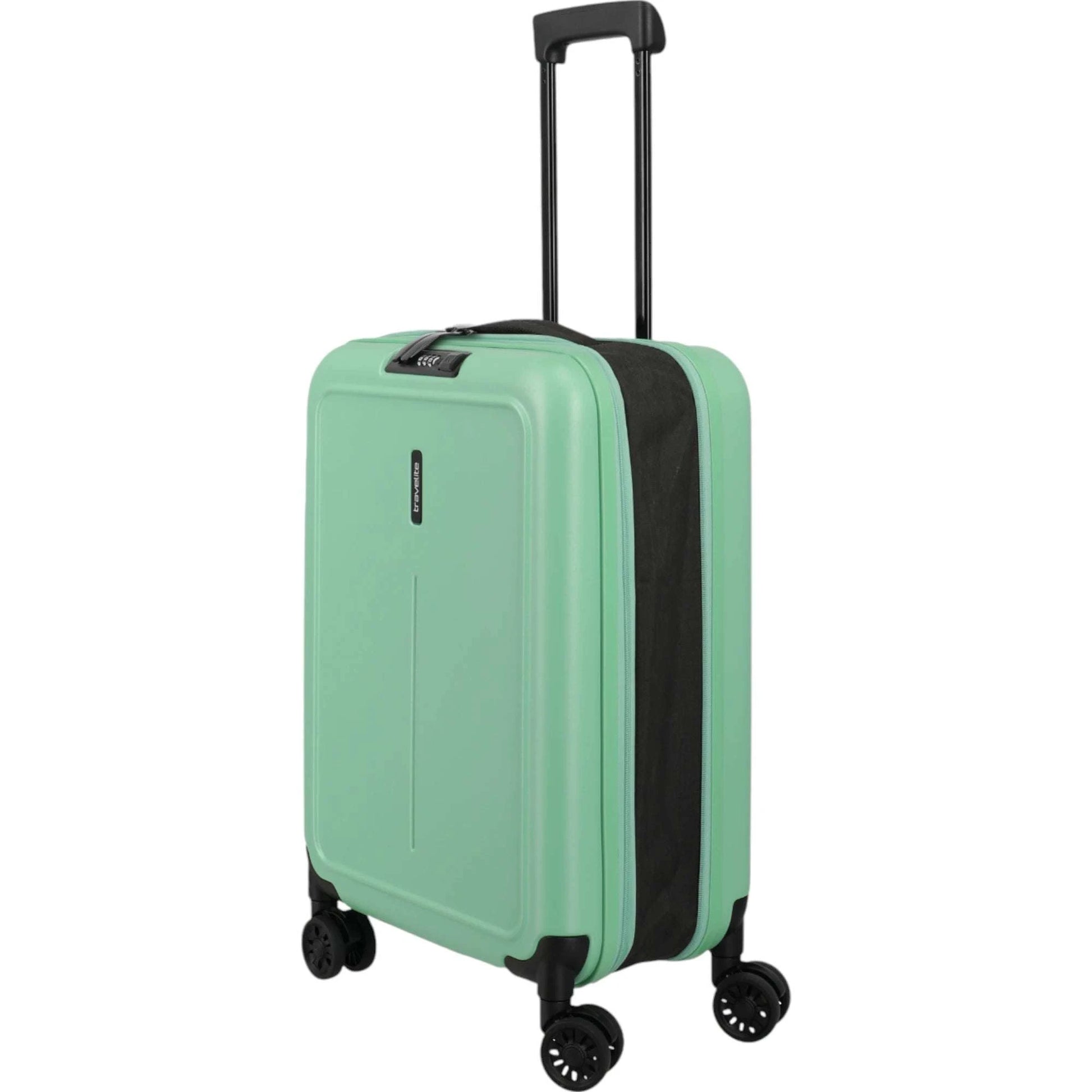 Travelite Basics faltbarer Bordtrolley 55 cm -mint KOFFER-PLUS.COM