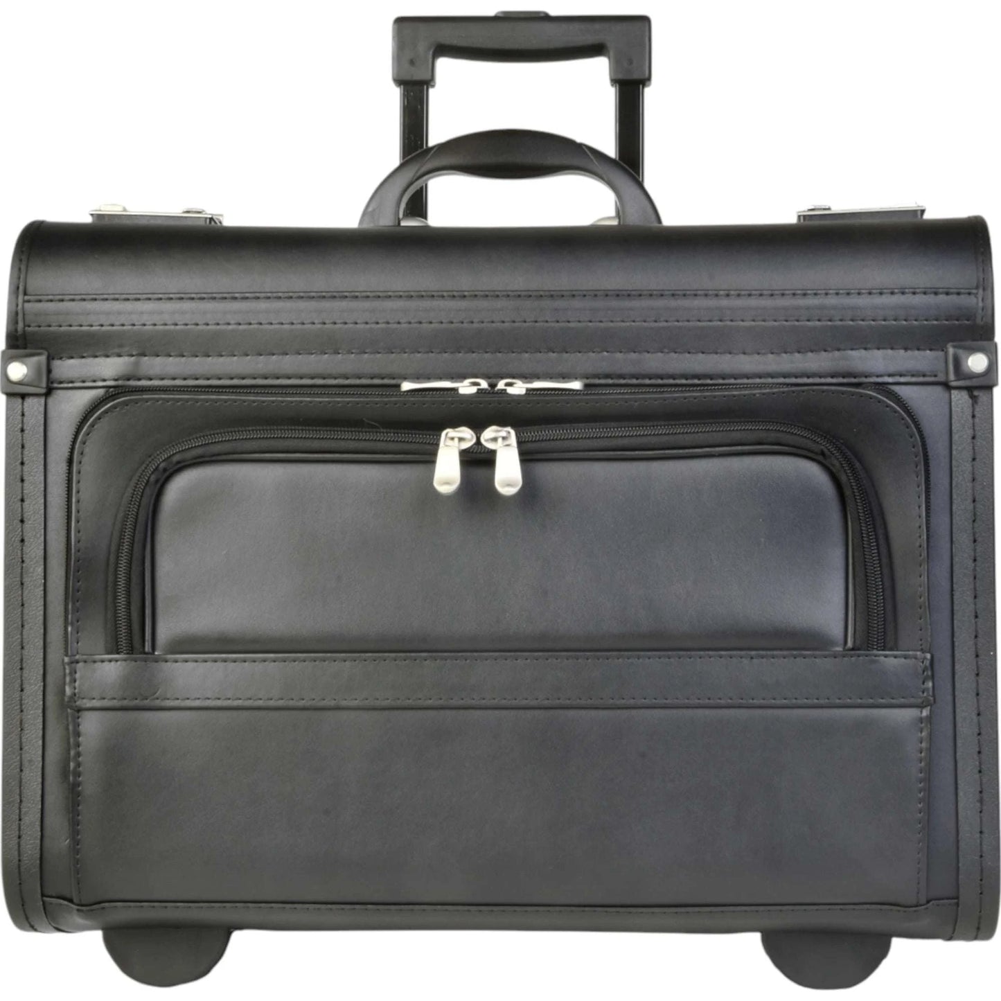 Dermata Pilotenkoffer auf Rollen 48 cm -schwarz KOFFER-PLUS.COM