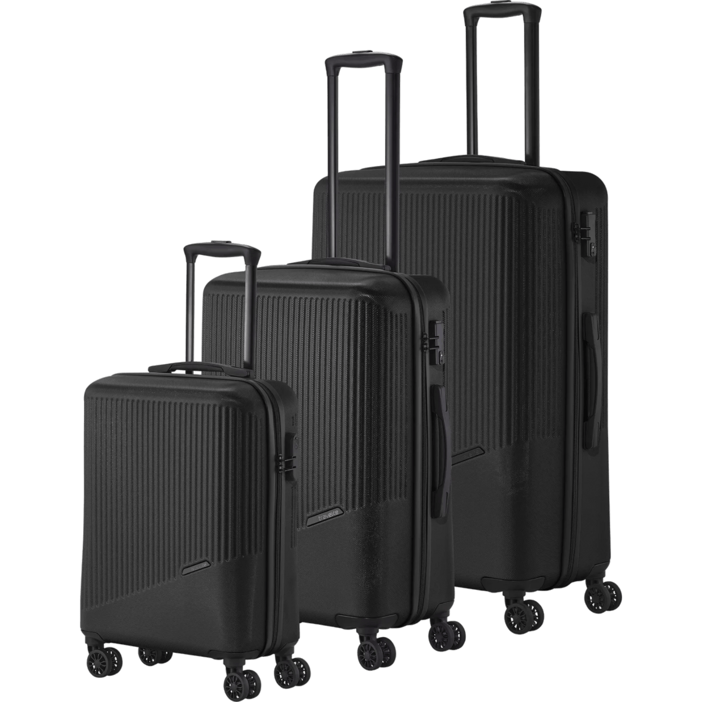 Travelite Bali 4-Rollen Kofferset 3tlg. -Schwarz KOFFER-PLUS.COM
