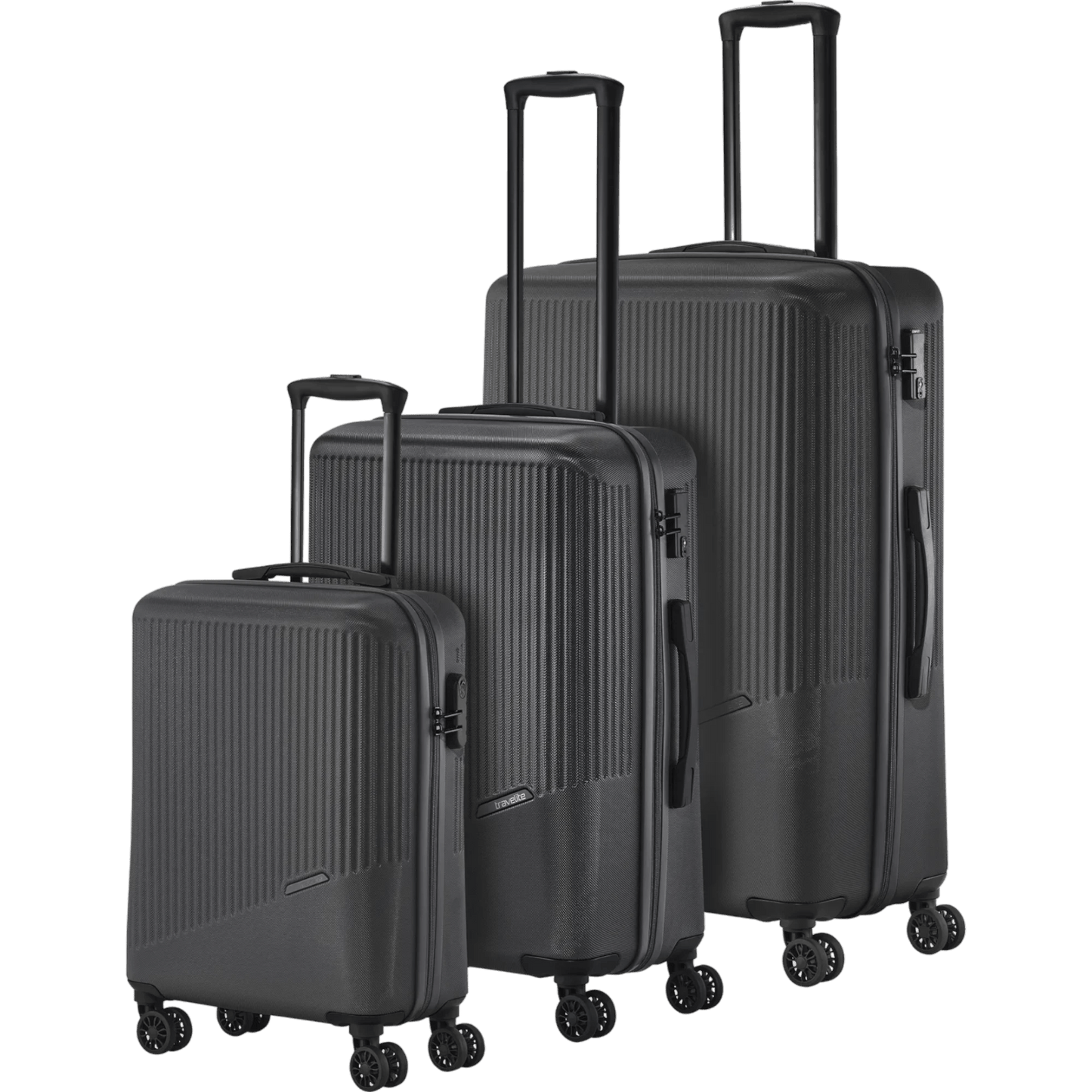 Travelite Bali 4-Rollen Kofferset 3tlg. -Anthrazit KOFFER-PLUS.COM