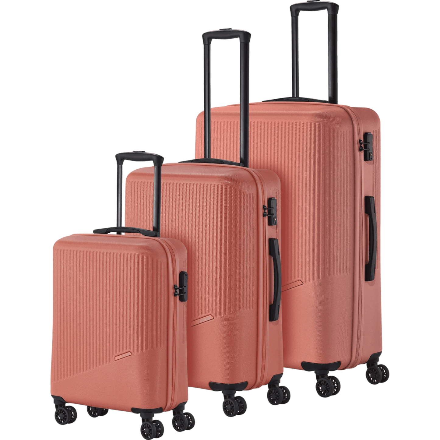 Travelite Bali 4-Rollen Kofferset 3tlg. -Koralle KOFFER-PLUS.COM
