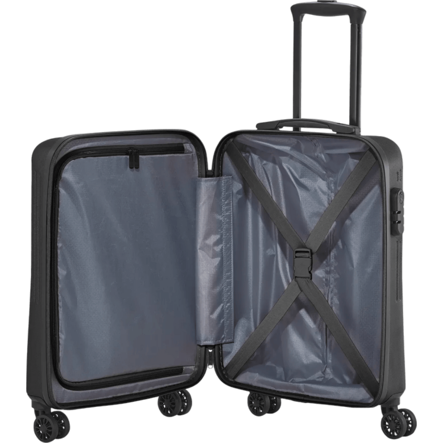 Travelite Bali 4-Rollen-Kabinentrolley S 55 cm -Schwarz KOFFER-PLUS.COM