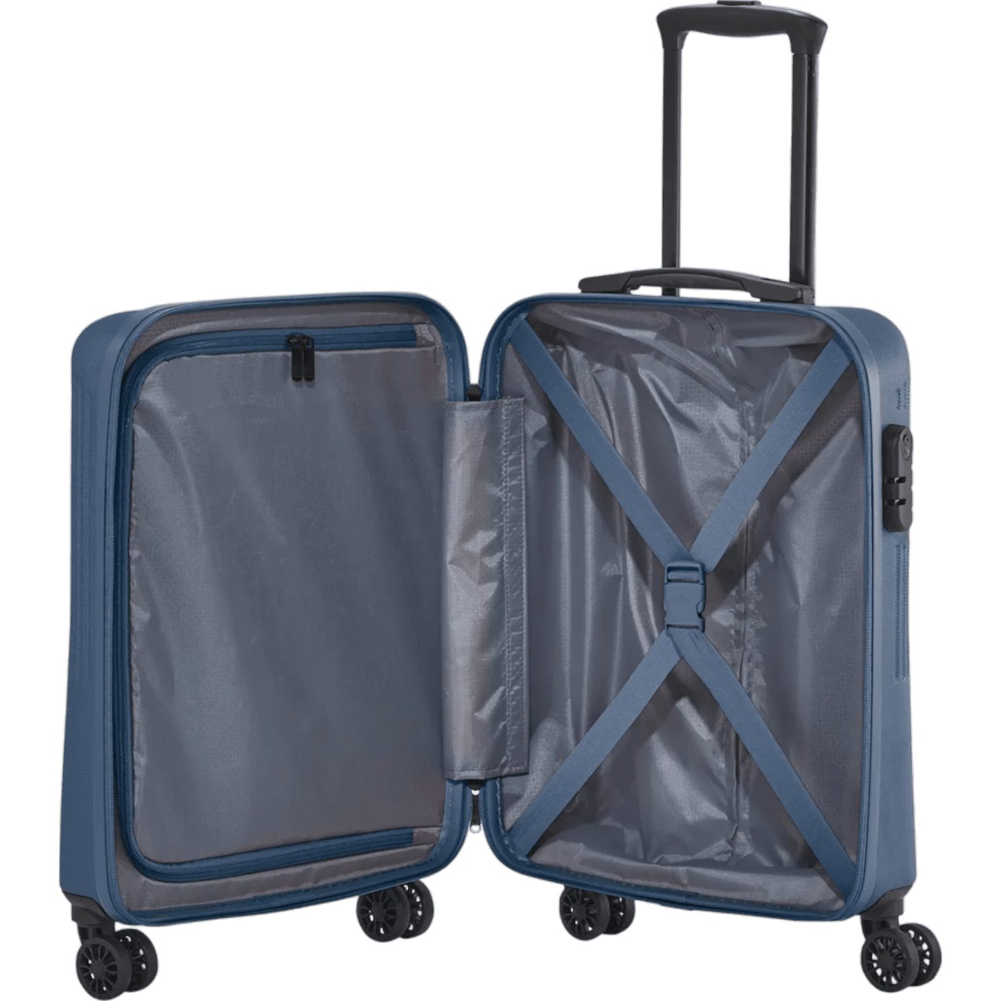 Travelite Bali 4-Rollen-Kabinentrolley S 55 cm -Blau KOFFER-PLUS.COM