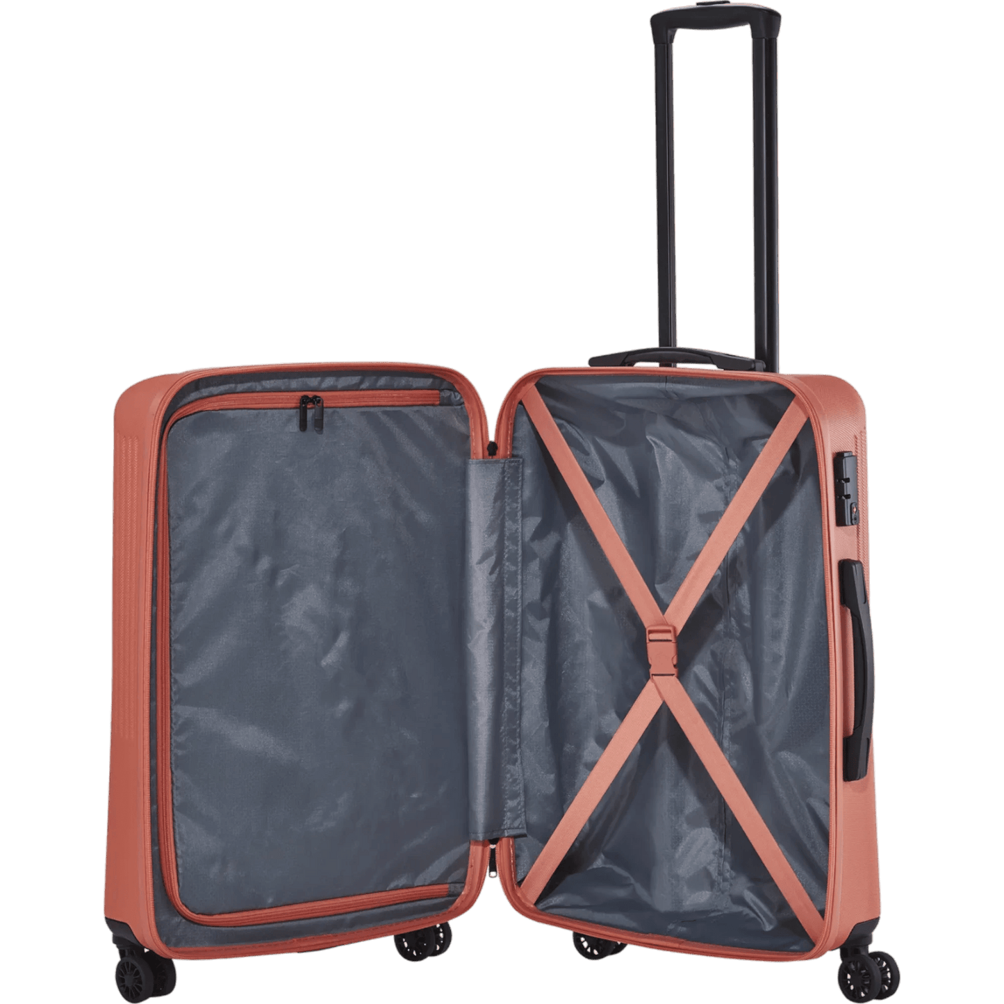 Travelite Bali 4-Rollen-Trolley M 67 cm -Koralle KOFFER-PLUS.COM