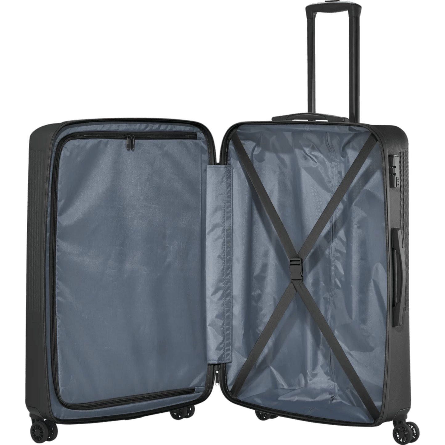Travelite Bali 4-Rollen-Trolley L 77 cm -Schwarz KOFFER-PLUS.COM
