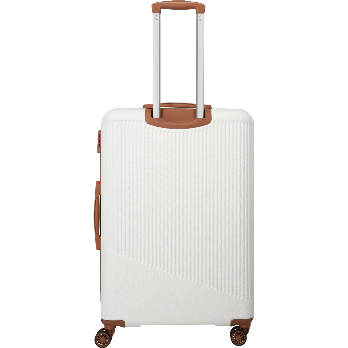 Travelite Bali 4-Rollen-Trolley L 77 cm -Weiss/cognac KOFFER-PLUS.COM