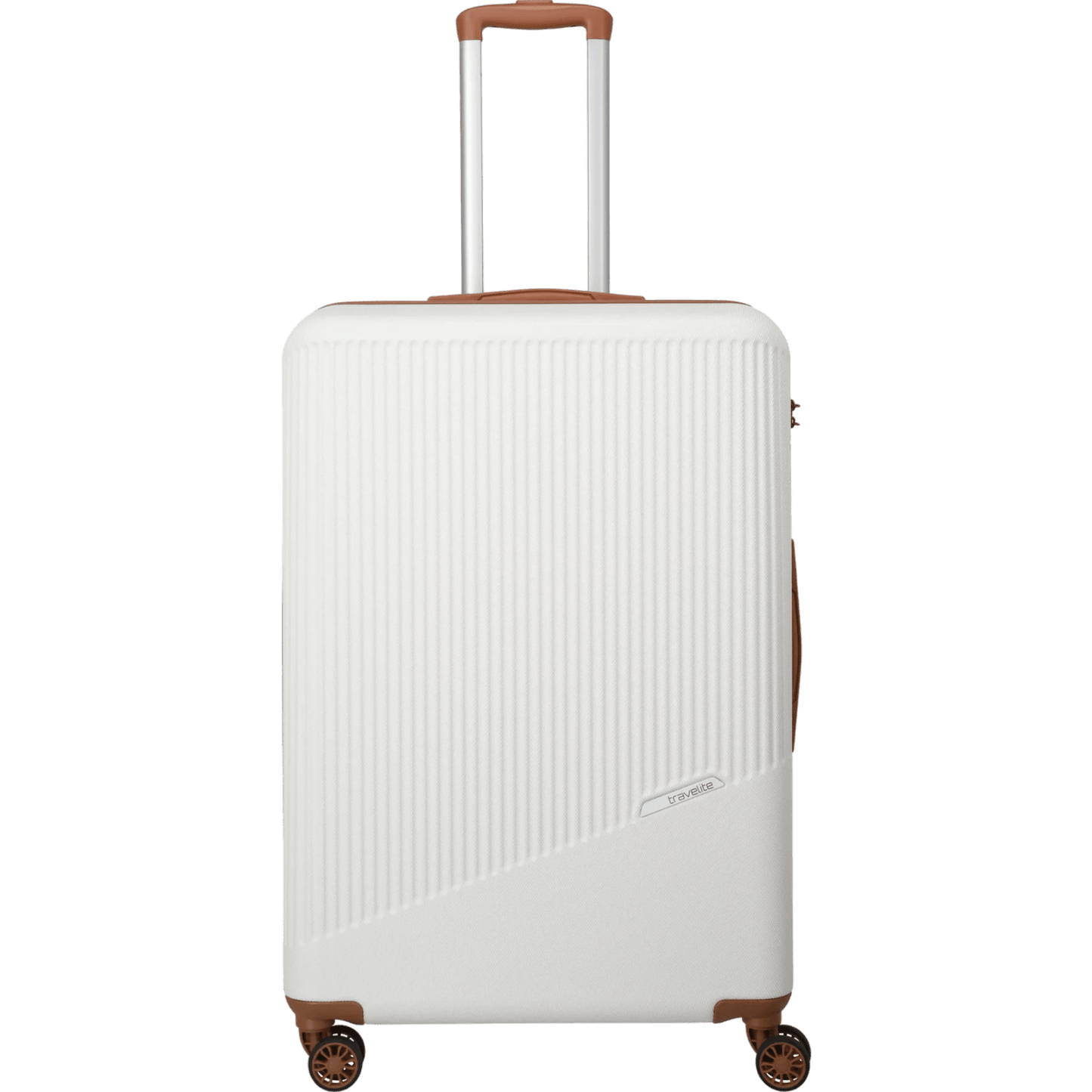 Travelite Bali 4-Rollen Kofferset 3tlg. -Weiss/Cognac KOFFER-PLUS.COM