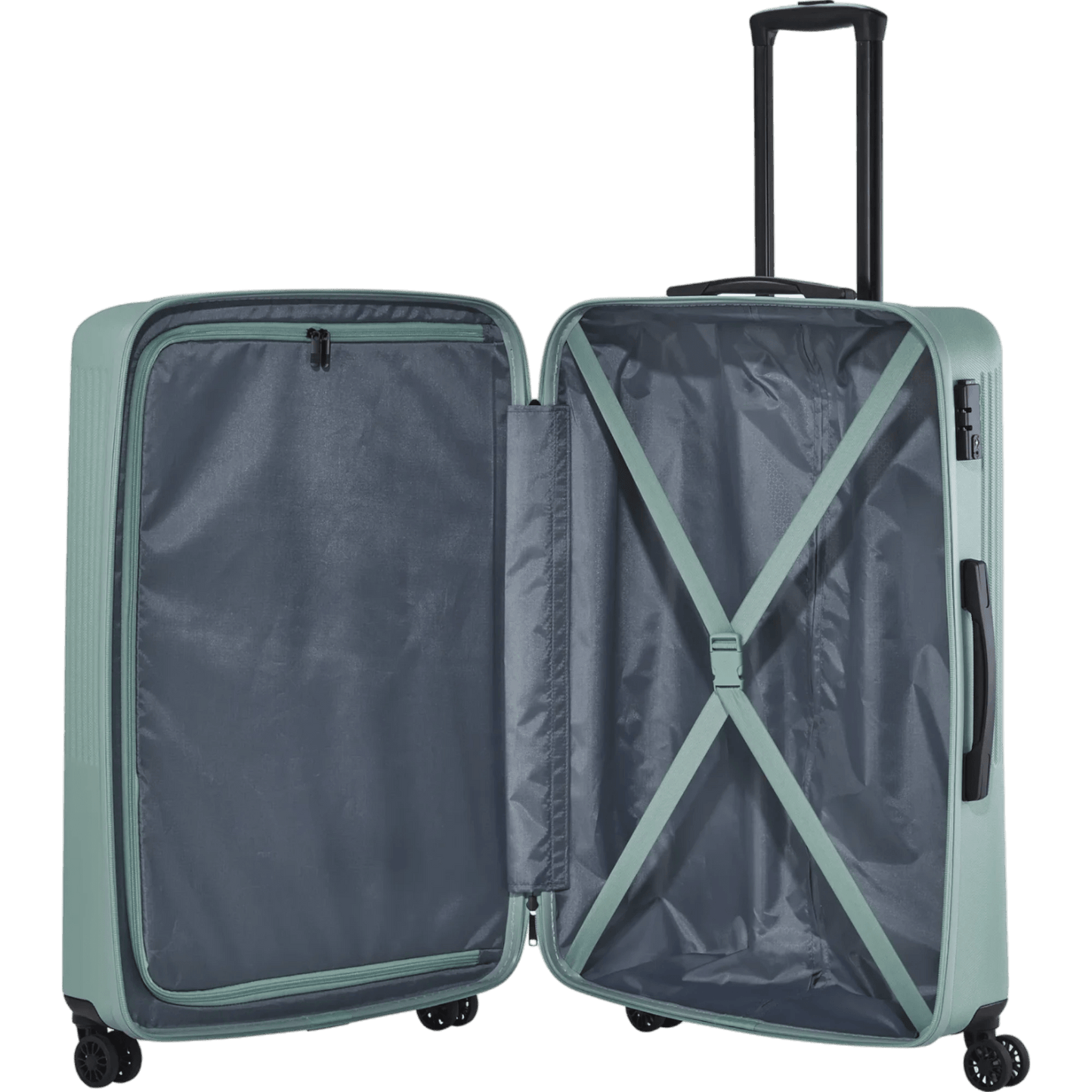 Travelite Bali 4-Rollen-Trolley L 77 cm -Mint KOFFER-PLUS.COM