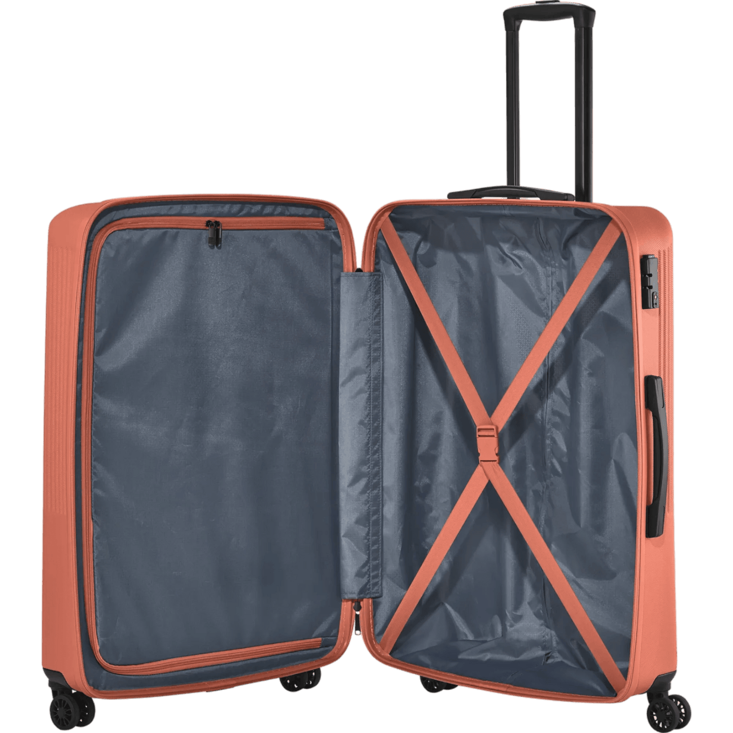Travelite Bali 4-Rollen-Trolley L 77 cm -Koralle KOFFER-PLUS.COM