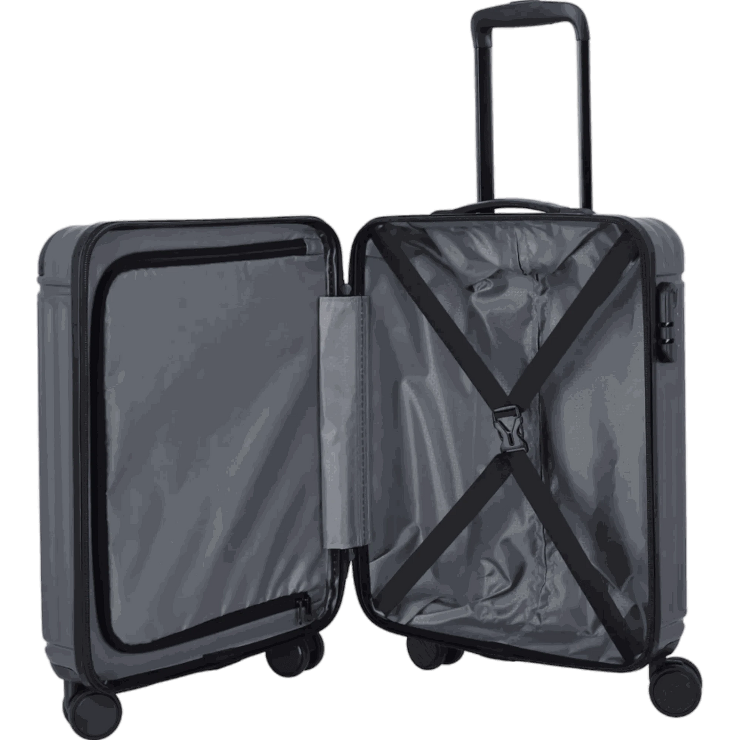 Travelite Cruise 4-Rollen-Bordtrolley S 55 cm -Anthrazit KOFFER-PLUS.COM