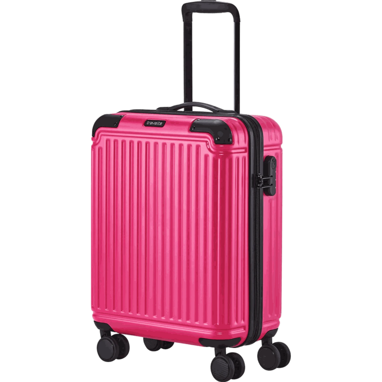 Travelite Cruise 4-Rollen-Bordtrolley S 55 cm -Pink KOFFER-PLUS.COM