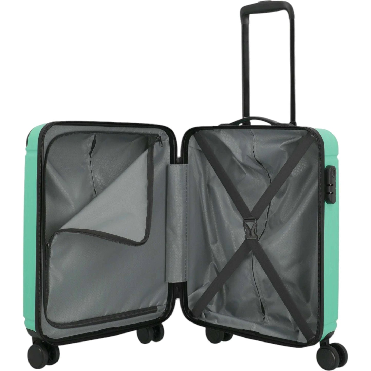 Travelite Cruise 4-Rollen-Bordtrolley S 55 cm -Light Aqua
