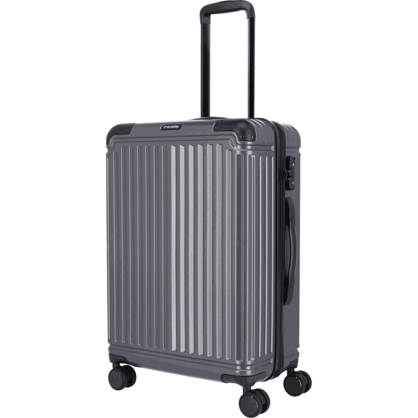 Travelite Cruise 4-Rollen-Trolley M 67 cm -Anthrazit KOFFER-PLUS.COM