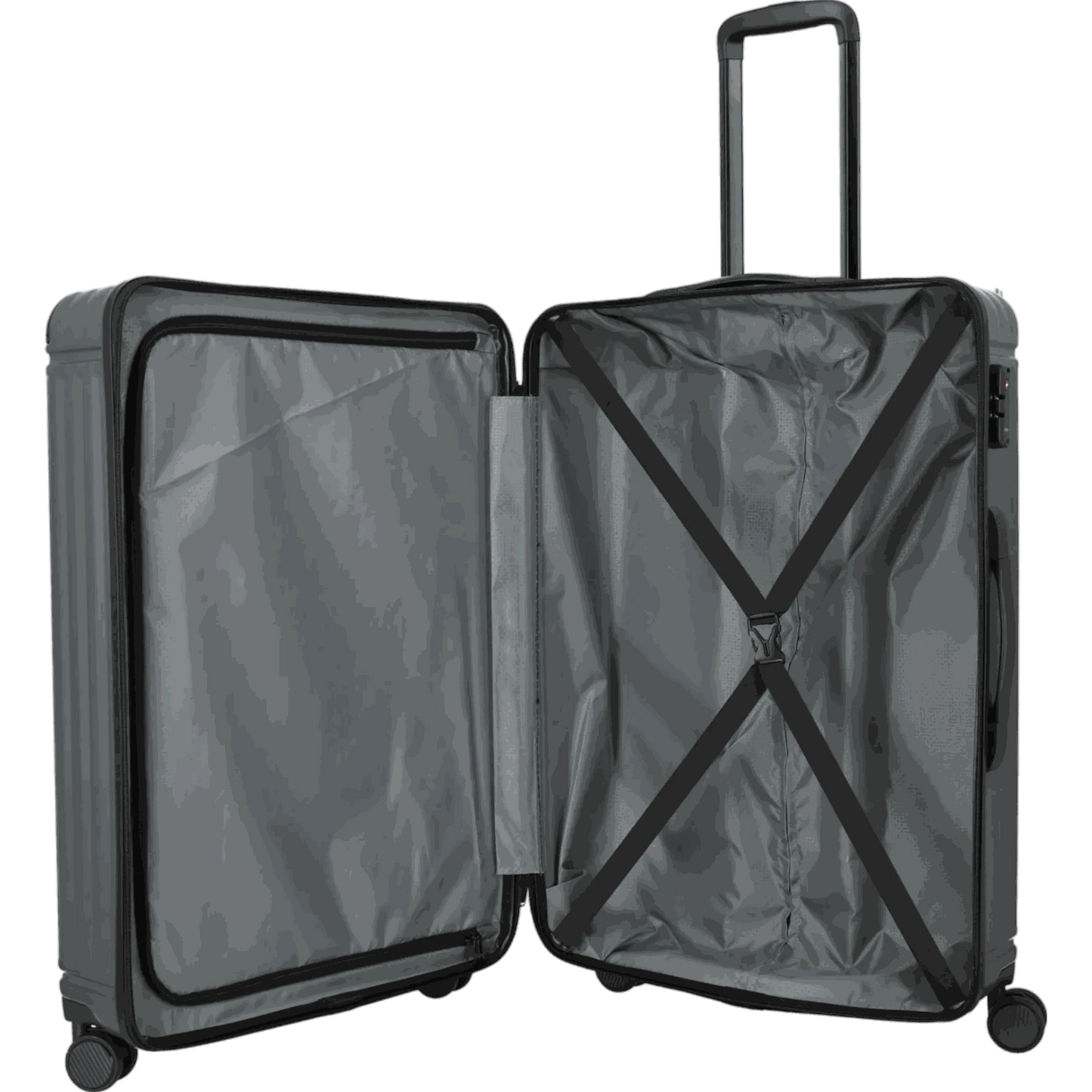 Travelite Cruise 4-Rollen Kofferset 3tlg. L/M/S -Anthrazit KOFFER-PLUS.COM