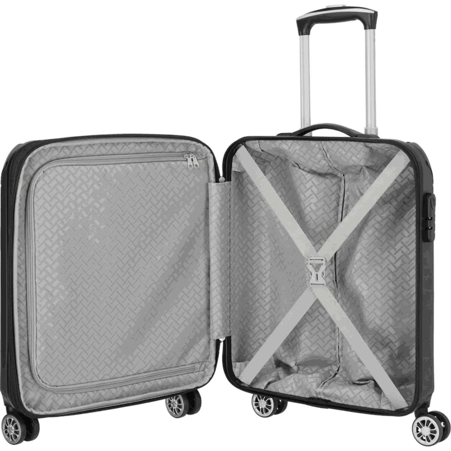 Travelite City 4-Rollen Handgepäck Trolley S erweiterbar 55 cm -Anthr KOFFER-PLUS.COM