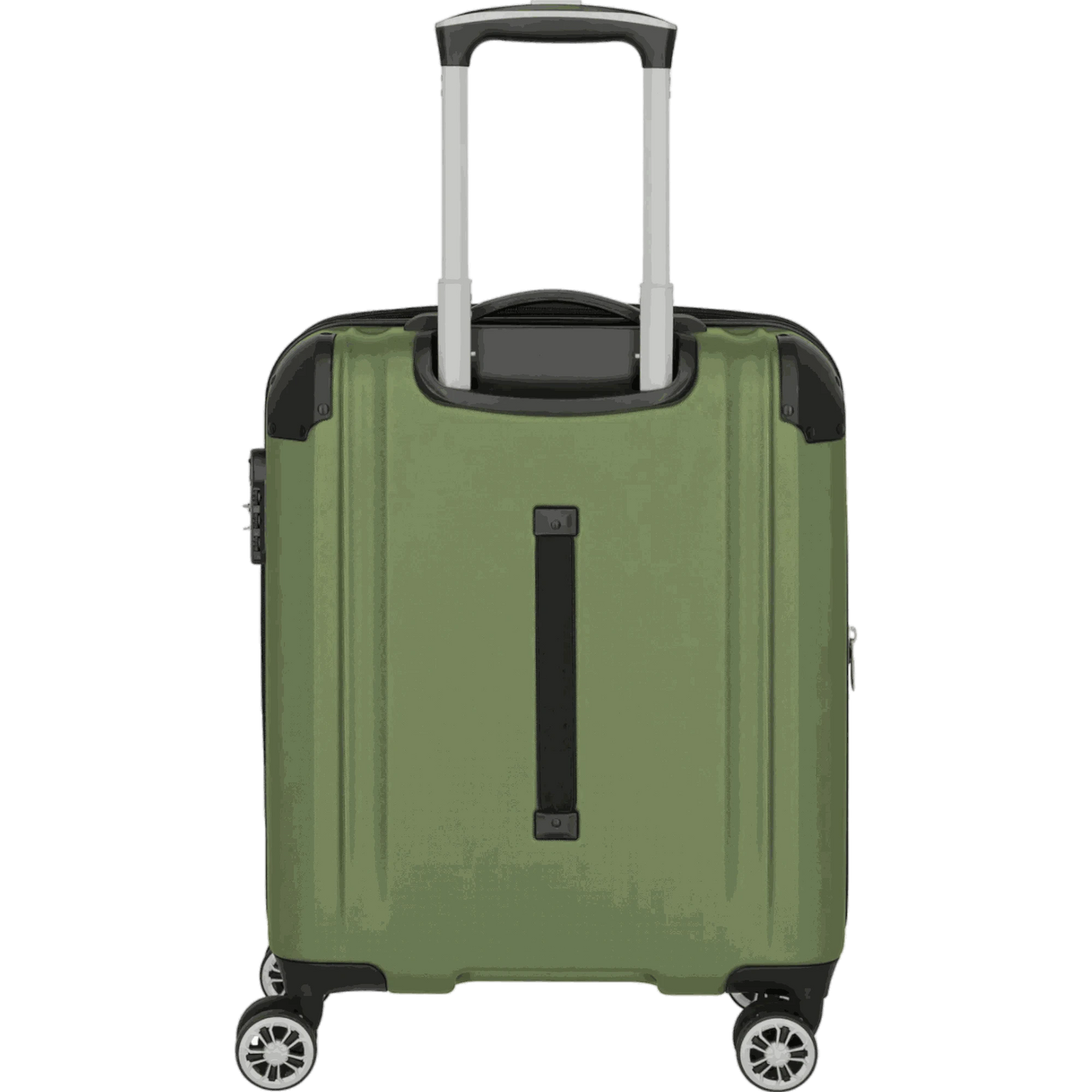 Travelite City 4-Rollen Handgepäck Trolley S erweiterbar 55 cm -Grün KOFFER-PLUS.COM