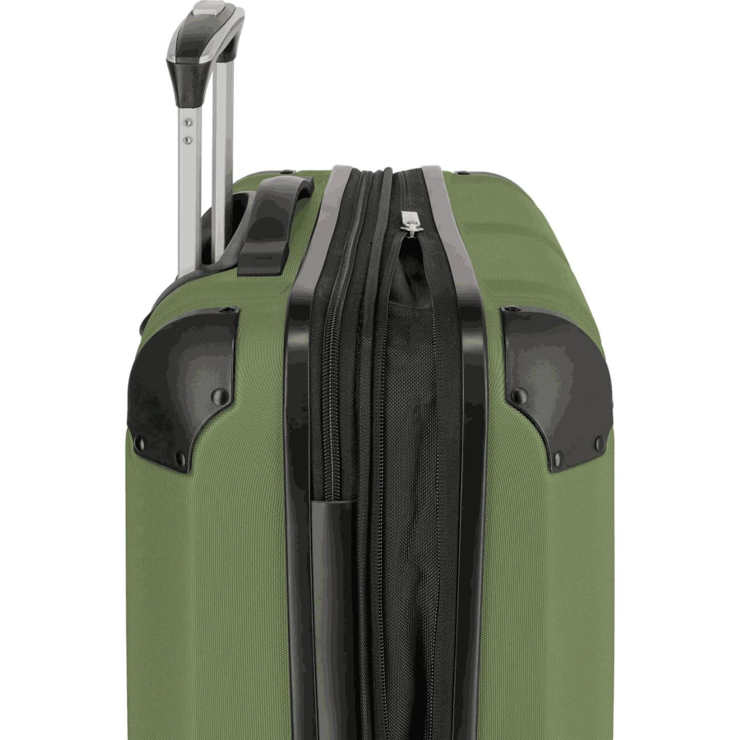 Travelite City 4-Rollen Handgepäck Trolley S erweiterbar 55 cm -Grün KOFFER-PLUS.COM