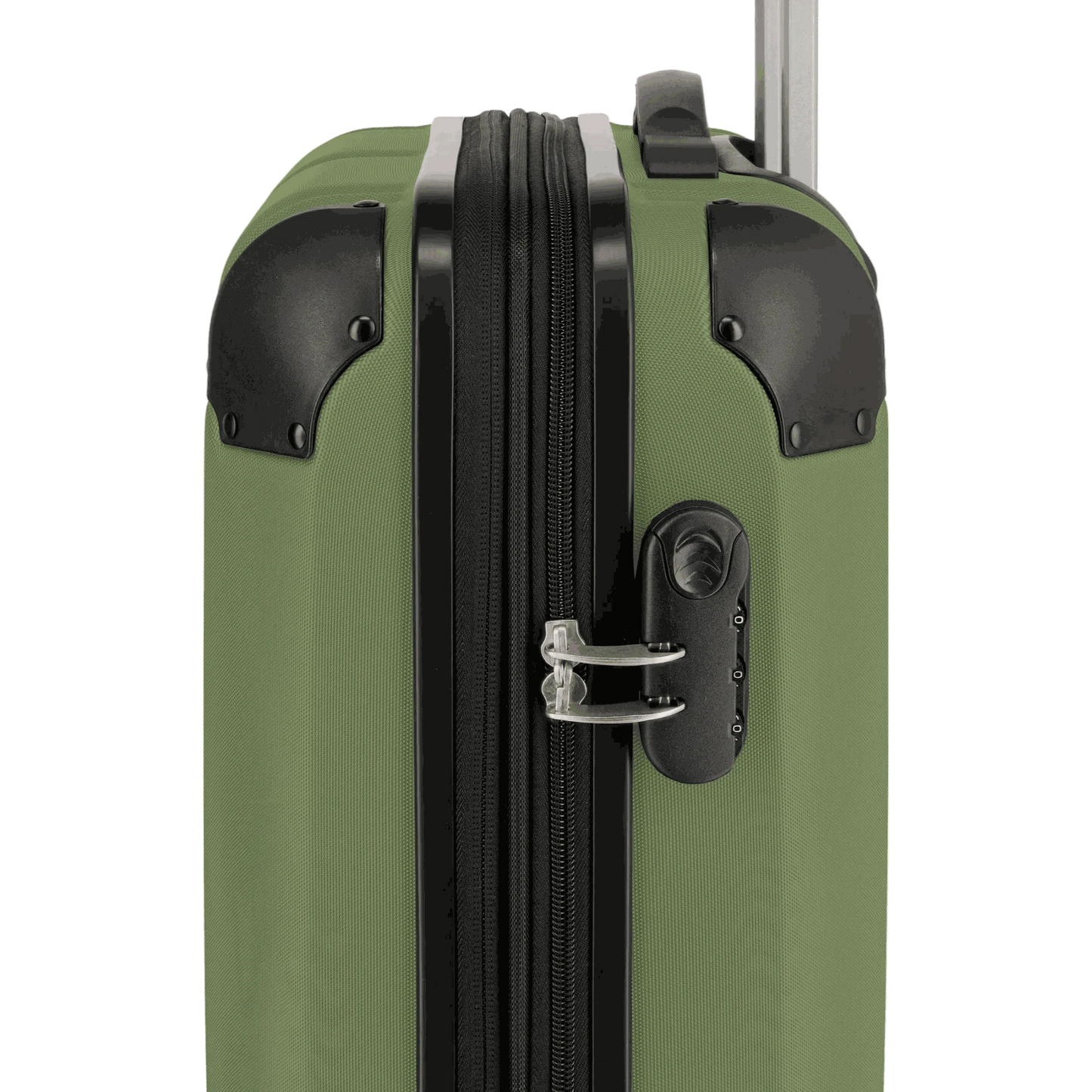 Travelite City 4-Rollen Handgepäck Trolley S erweiterbar 55 cm -Grün KOFFER-PLUS.COM